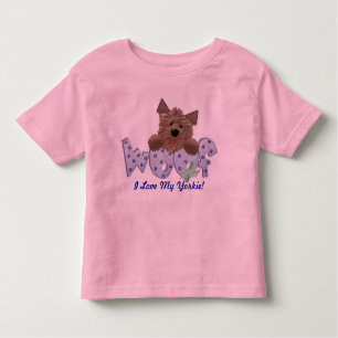 I Love My Yorkie! Toddler T-Shirt
