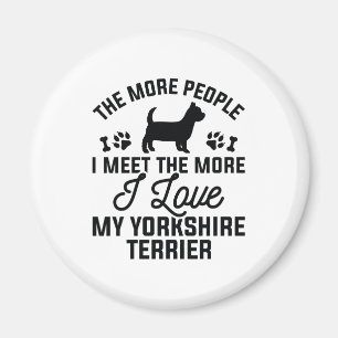 I Love My Yorkshire Terrier Magnet