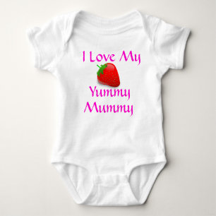 I Love my Yummy Mummy Baby top