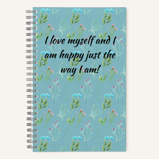 I love myself notebook (Front)
