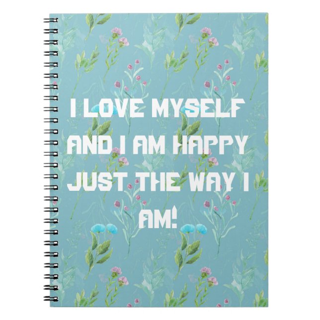 I love myself notebook (Front)