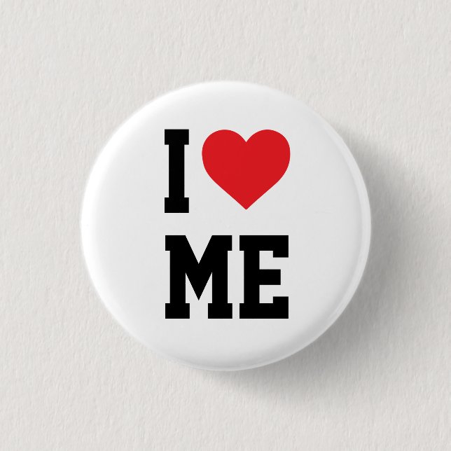 I Love Myself Trucker 3 Cm Round Badge (Front)