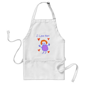 I Love Nan Standard Apron