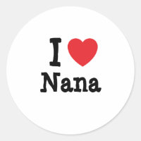 I love Nana heart T-Shirt
