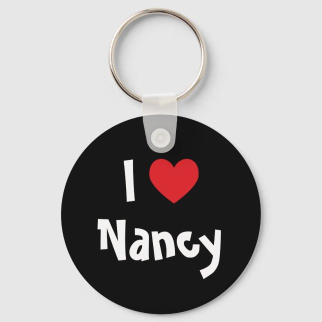 I Love Nancy) Key Ring (Front)