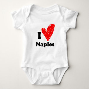 I love Naples Baby Bodysuit