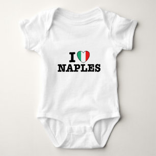 I Love Naples Baby Bodysuit