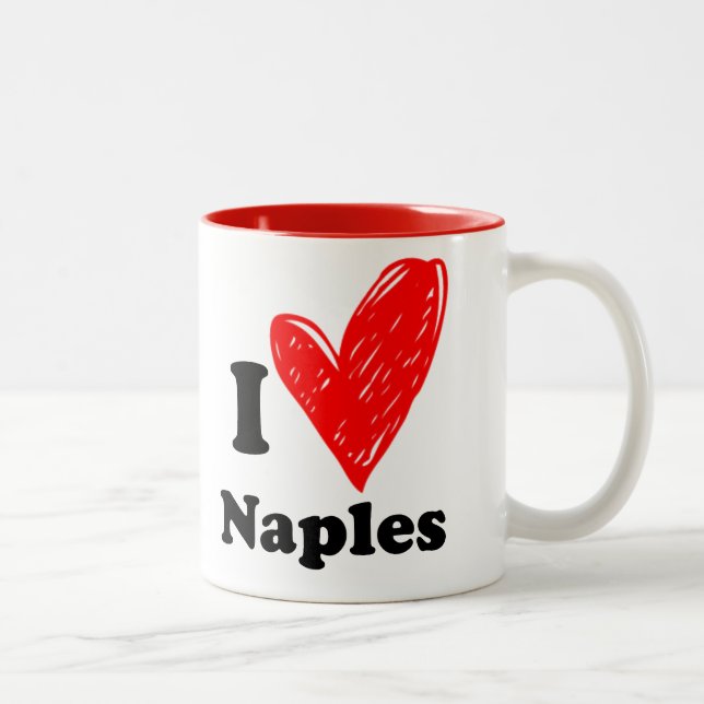 I love Naples Two-Tone Coffee Mug (Right)