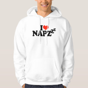 I Love Naps - Funny Saying Hoodie