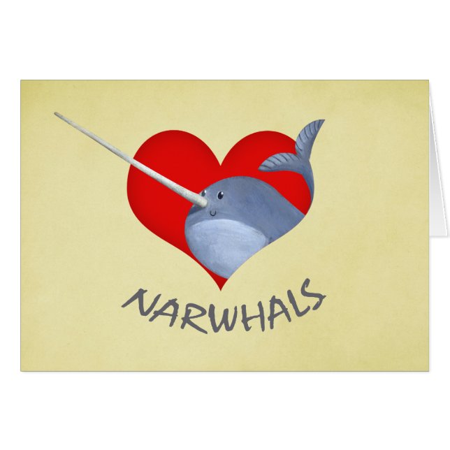 I love Narwhals (Front Horizontal)