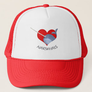 I love Narwhals Trucker Hat