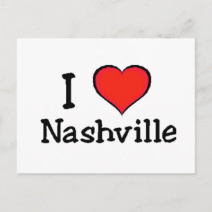 I Love Nashville Postcard