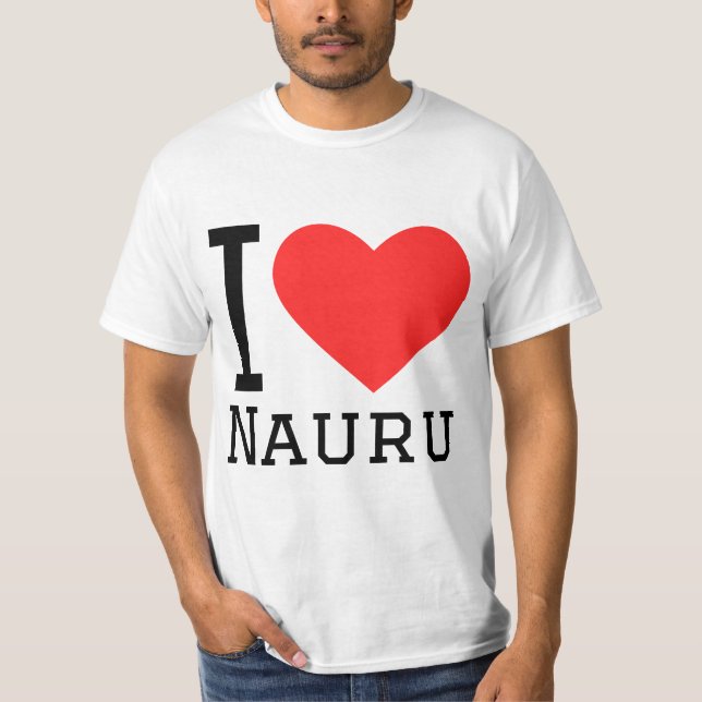 I love Nauru  T-Shirt (Front)