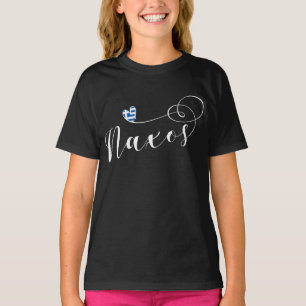 I Love Naxos, Greek Flag T-Shirt