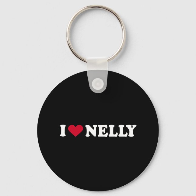 I LOVE NELLY KEY RING (Front)