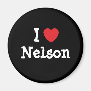 I love Nelson heart custom personalised Magnet
