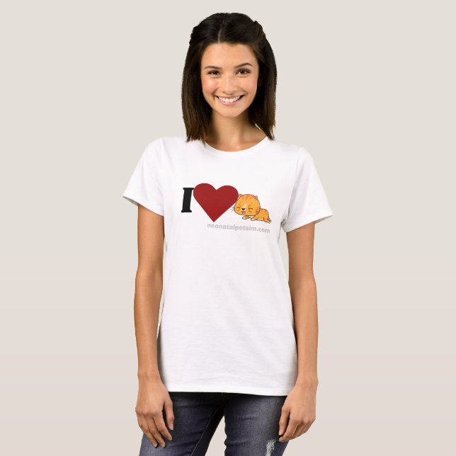 I Love Neonatal Kittens!  Shirt (Front Full)