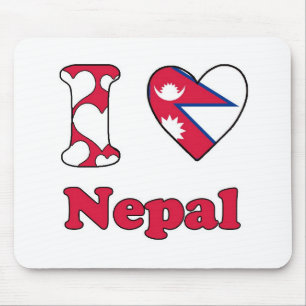 I love Nepal Mouse Pad