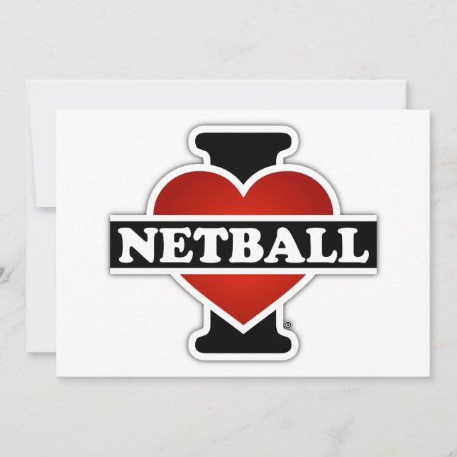 I Love Netball (Front)