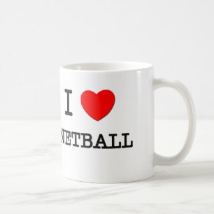 I Love Netball Coffee Mug