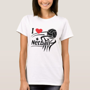 I Love Netball T-Shirt