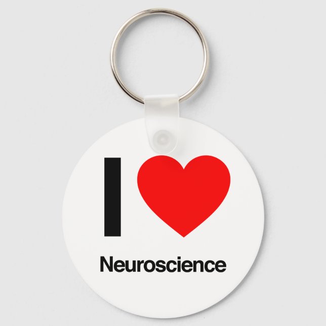 i love neuroscience key ring (Front)
