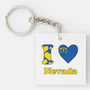 I love Nevada Key Ring