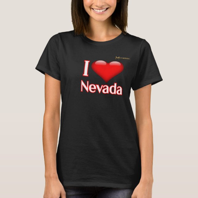 I Love Nevada T-Shirt (Front)