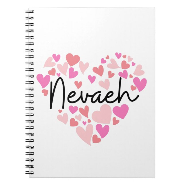 I love Nevaeh Notebook (Front)