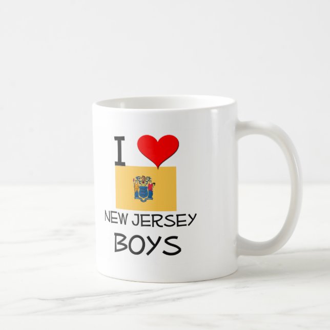 I Love New Jersey Boys Coffee Mug (Right)