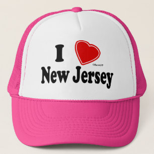 I Love New Jersey Trucker Hat