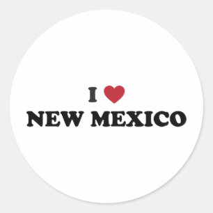 I Love New Mexico Classic Round Sticker