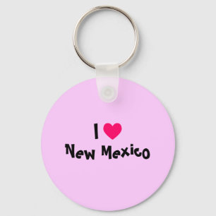 I Love New Mexico Key Ring
