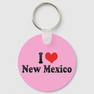 I Love New Mexico Key Ring