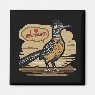 I Love New Mexico Roadrunner Magnet