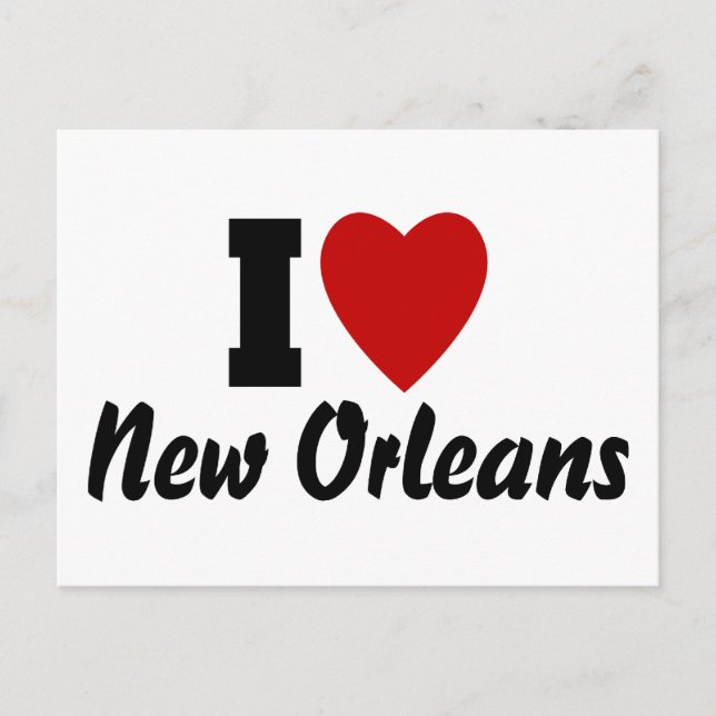 I Love New Orleans Postcard (Front)