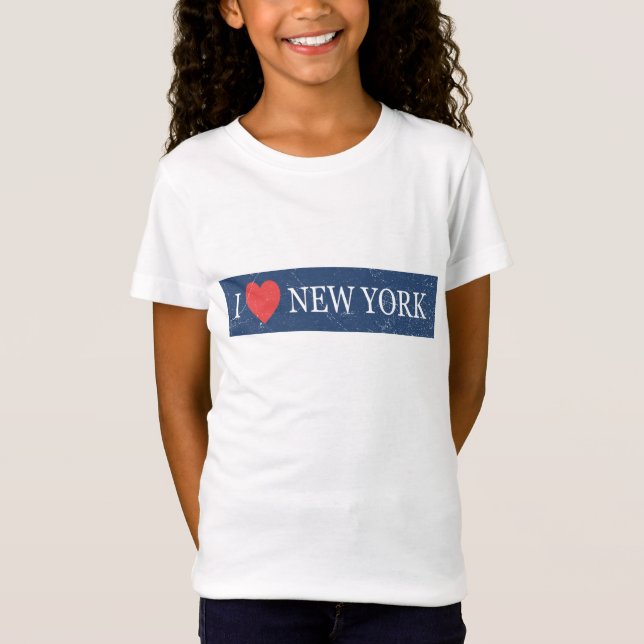 I Love New York – Classic NYC Souvenir Heart Desig T-Shirt (Front)