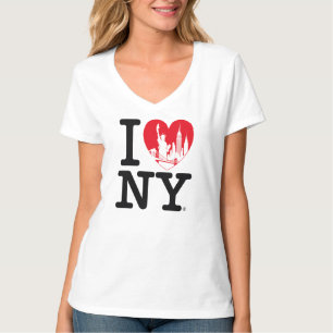 I Love New York Heart Skyline – NYC Cityscape Trav T-Shirt