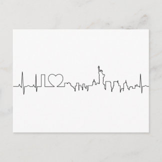 I love New York in a extraordinary style Postcard