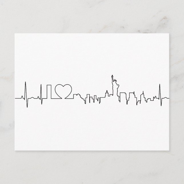 I love New York in a extraordinary style Postcard (Front)