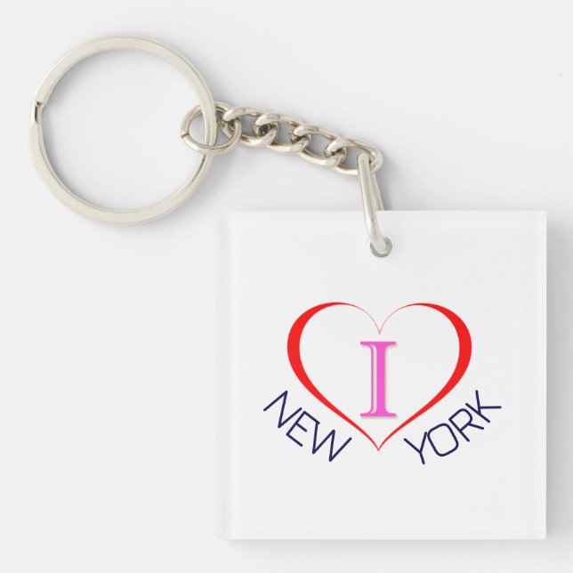 I Love New York Key Ring (Front)