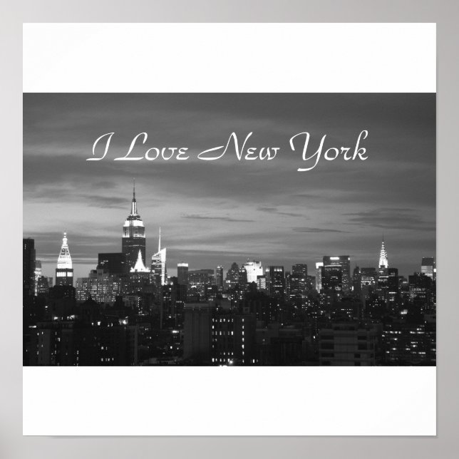 I Love New York Photo Pring Poster (Front)
