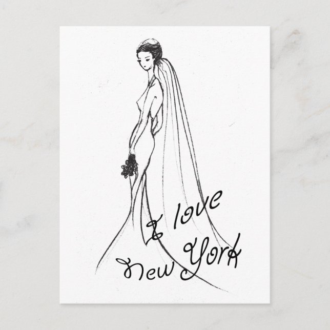 I love New York Postcard (Front)