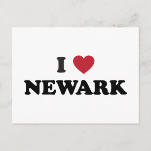 I Love Newark New Jersey Postcard