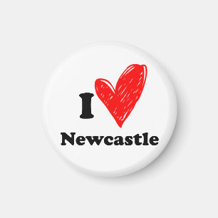 I Love Newcastle Magnet