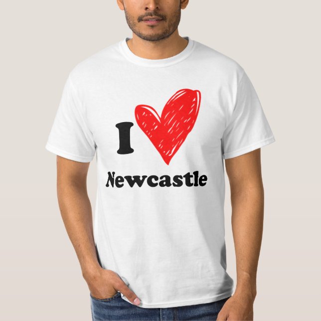 I love Newcastle T-Shirt (Front)