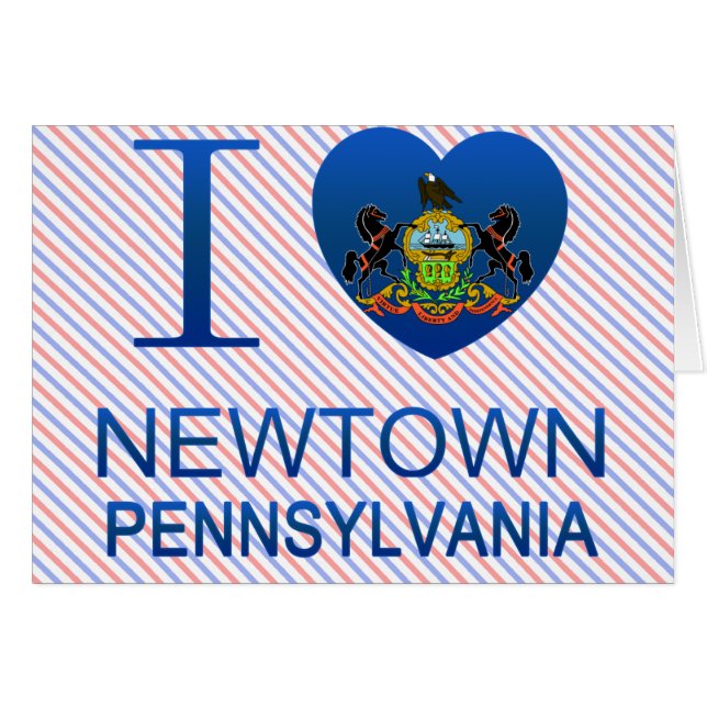 I Love Newtown, PA (Front Horizontal)