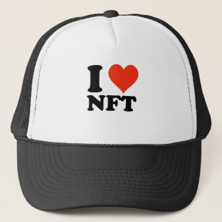 I Love NFT - Krypto Non-Fungible Token Crypto Art Trucker Hat
