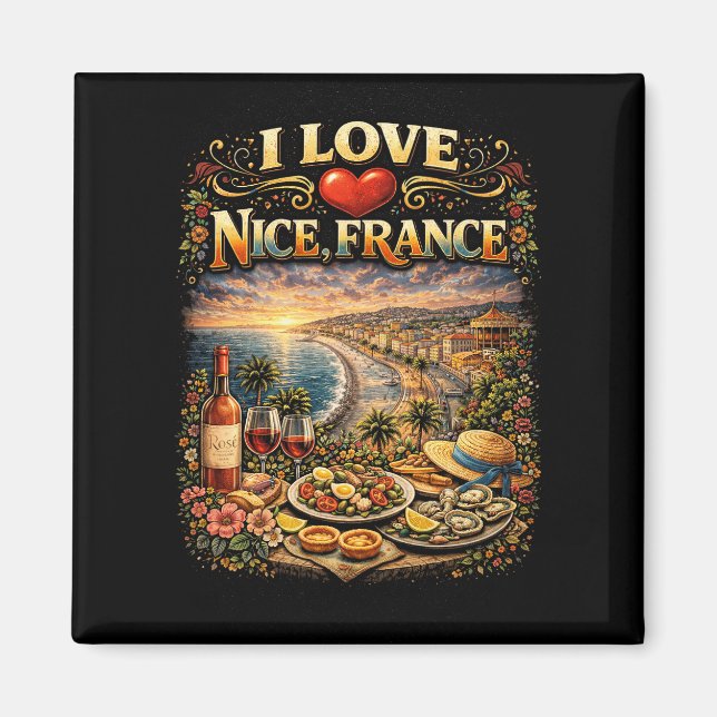 I Love Nice Magnet (Front)