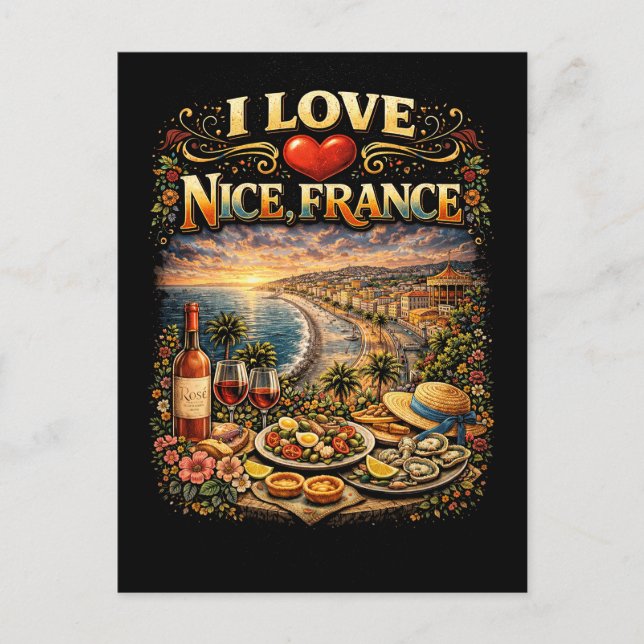 I Love Nice Postcard (Front)